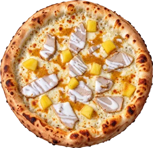 Pizza Chicken curry