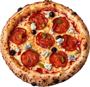 Pizza Chorizo-roquefort